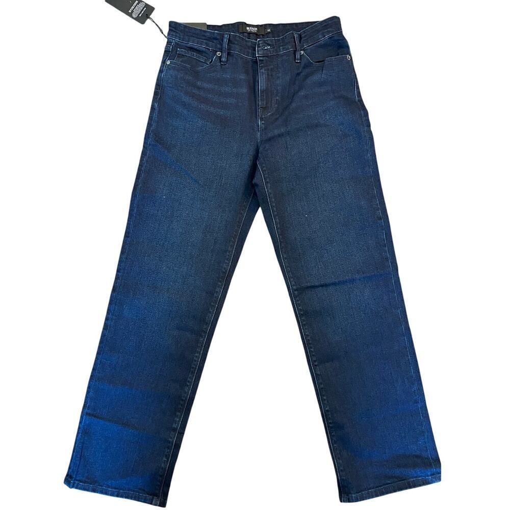 NWT Hudson Women's Straight Leg Jean, Blue, 10/30, Denim